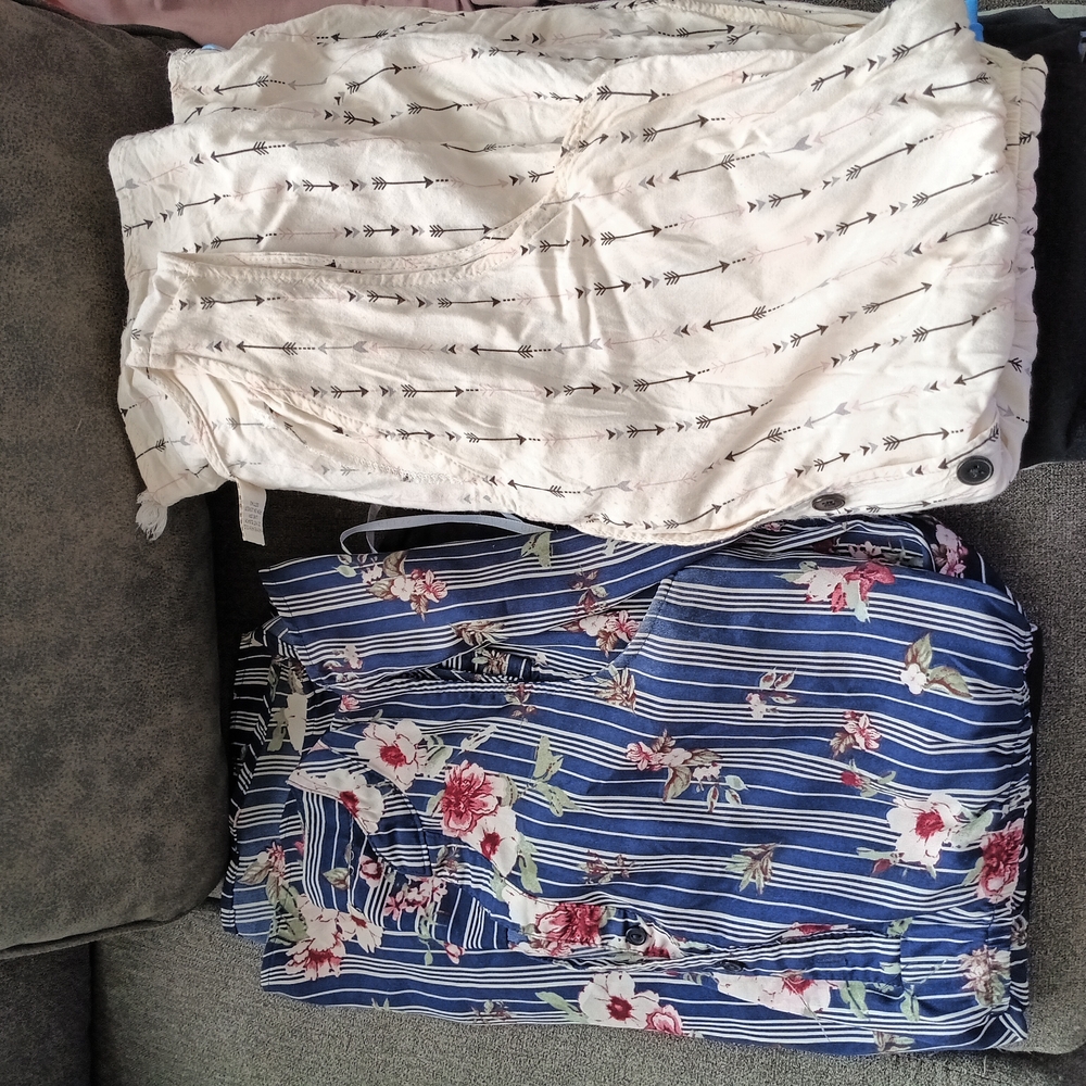 Floral and Arrow Print Skirts